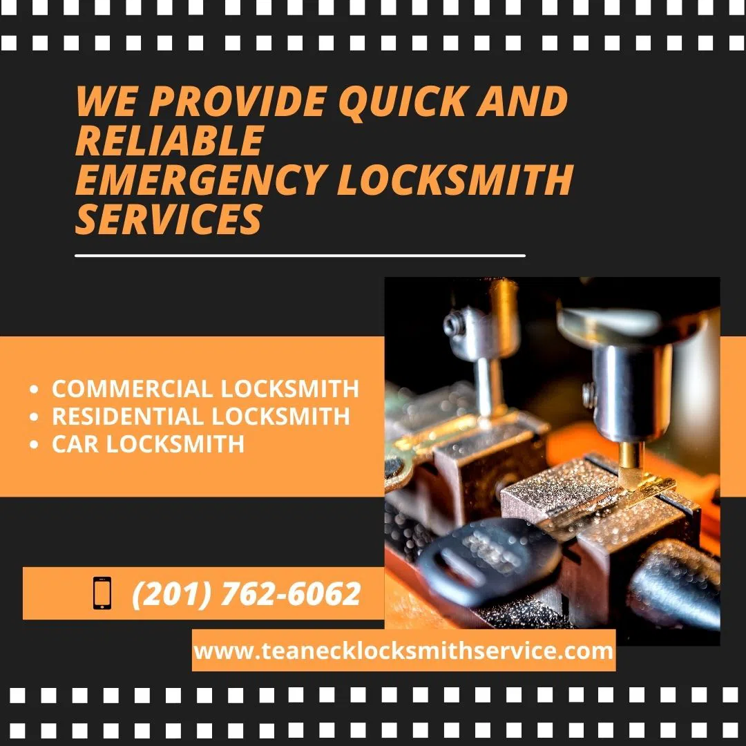 Teaneck Locksmith Service Teaneck, NJ 201-762-6062 - Emergency